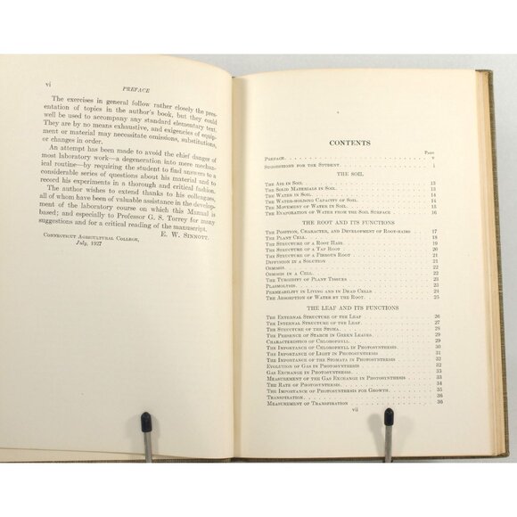 Vintage Science Book "Laboratory Manual for Elementary Botany" 1927, 1st Edition - Picture 3 of 9